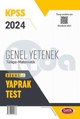 Data 2024 KPSS Genel Yetenek Yaprak Test