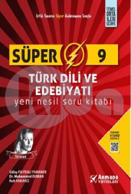 Armada Süper 9 Türk Dili ve Edebiyatı Yeni Nesil Soru Kitabı