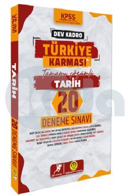 Tasarı KPSS Dev Kadro Türkiye Karması Tarih 20 Deneme