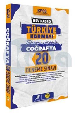 Tasarı KPSS Dev Kadro Türkiye Karması Caoğrafya 20 Deneme