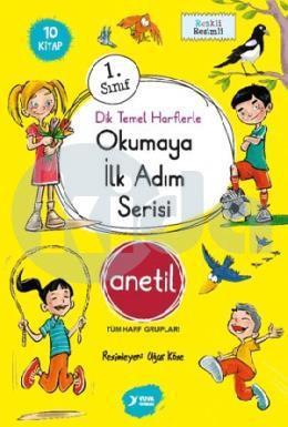 Okumaya İlk Adım Serisi Anetil Düz Yazı (10 Kitap)