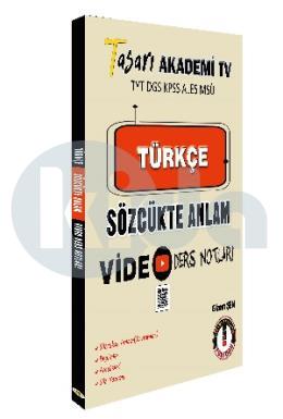 Tasarı DGS Türkçe Sözcükte Anlam Video Ders Notları (İADESİZ)